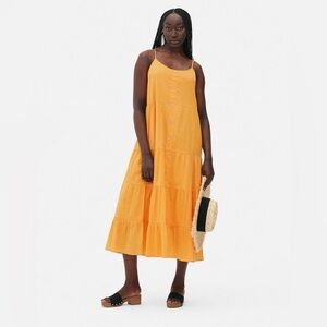 Primark Orange Maxi Dress Size 14